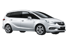 Car Hire Swindon - Vauxhall Zafira 5 + 2 - Minibus hire Swindon